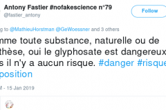 Dangereux ? Il faut le dire aux agences réglementaires !