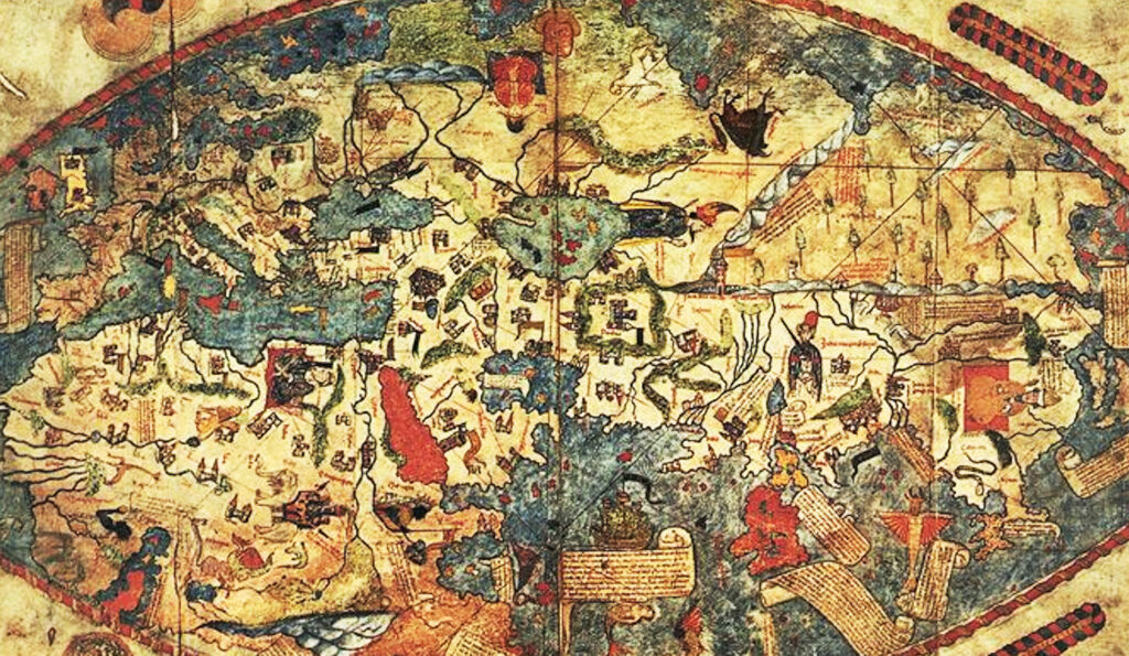 Carte génoise de 1457.